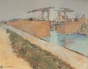 Vincent Van Gogh The Langlois Bridge at Arles with Road alonside the Canal (nn04) oil painting picture wholesale